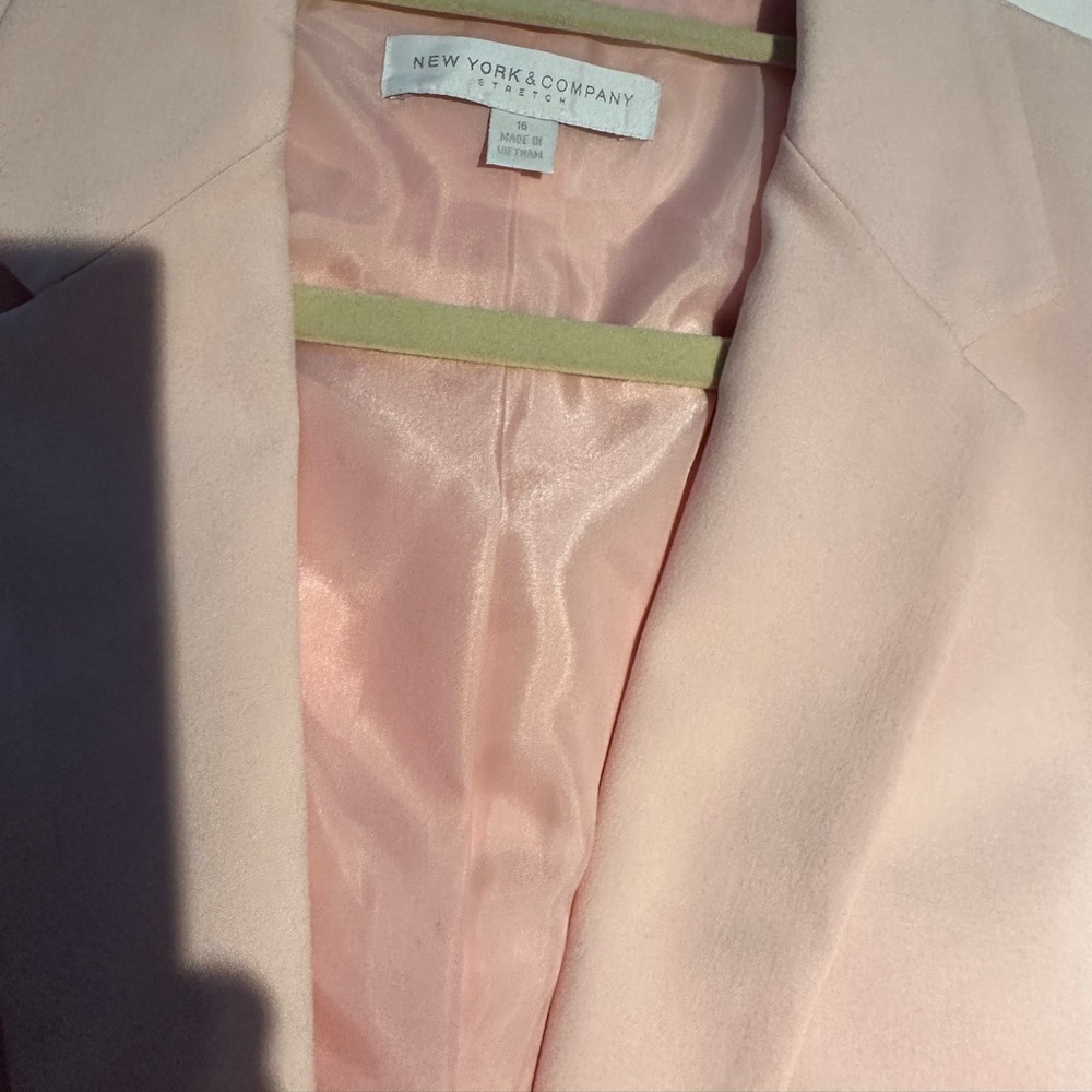 Pink Blazer and skirt